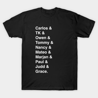 9-1-1: Lone Star Character Names T-Shirt